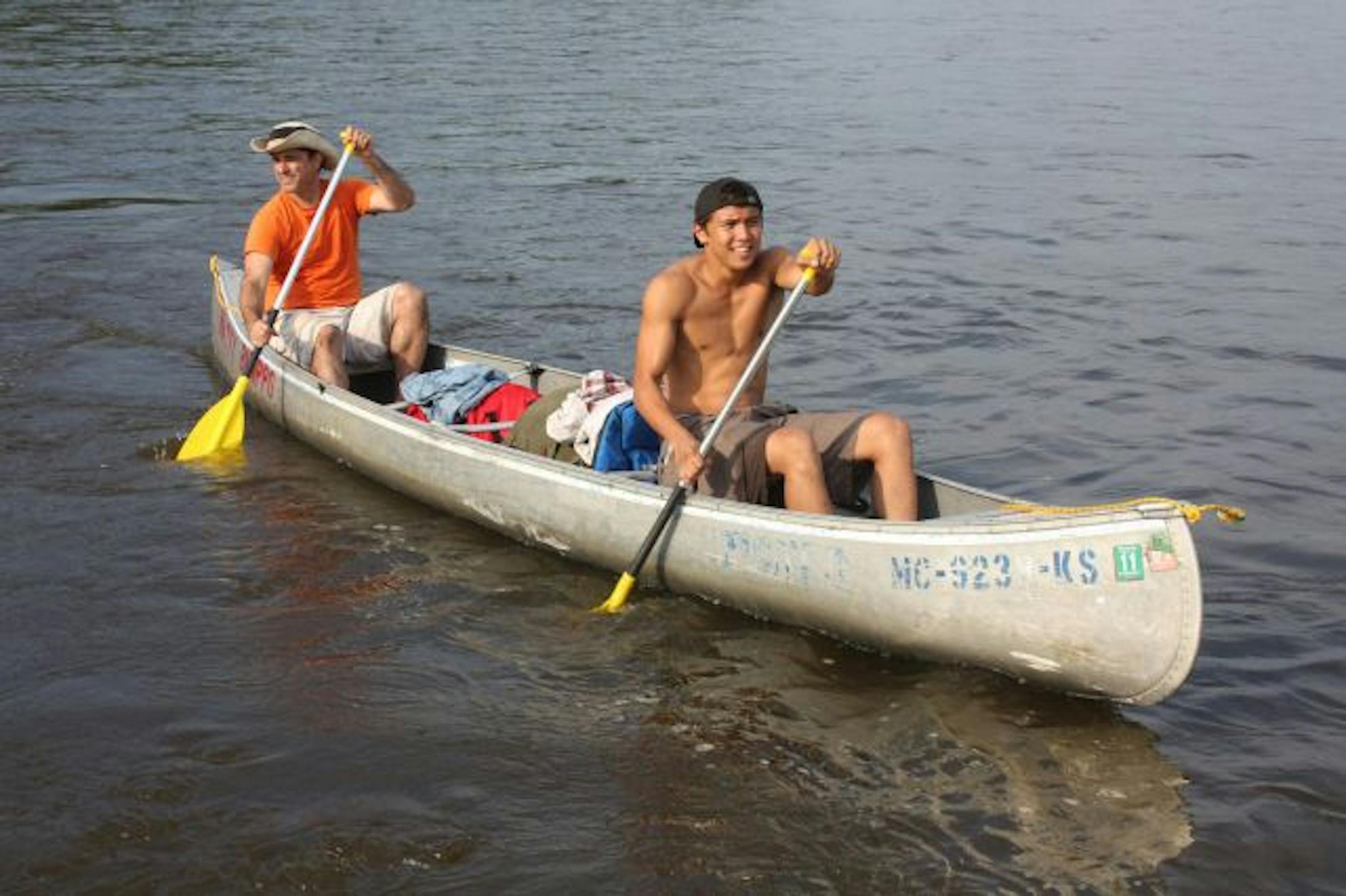 Chase Maser, left, and Robert Cicchini, stars of the independent film "Waterwalk."