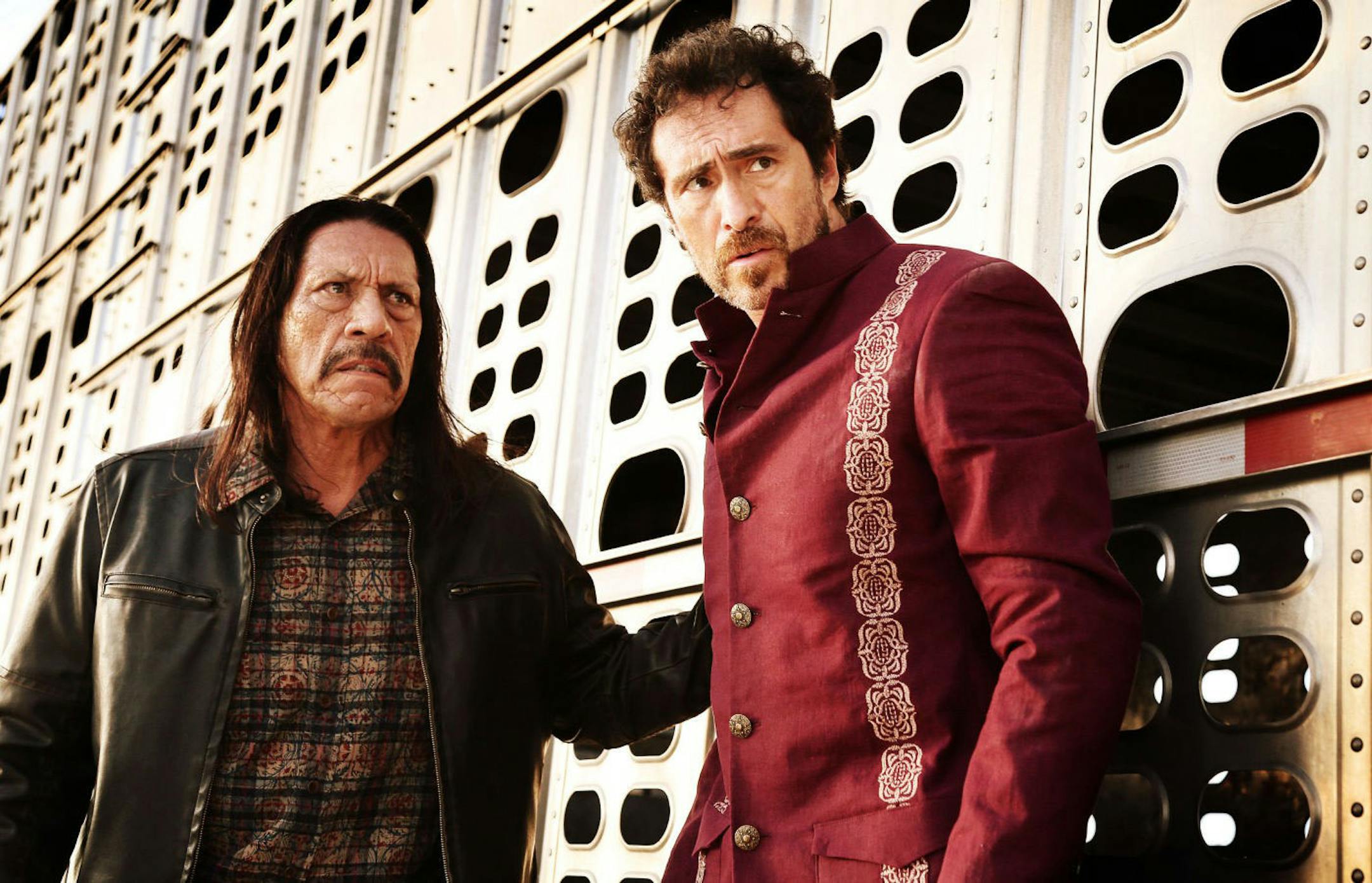 Danny Trejo and Demian Bechir in "Machete Kills"