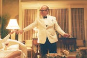 Babe Paley (Naomi Watts) and Truman Capote (Tom Hollander) toast to their friendship in "Feud: Capote vs. The Swans."