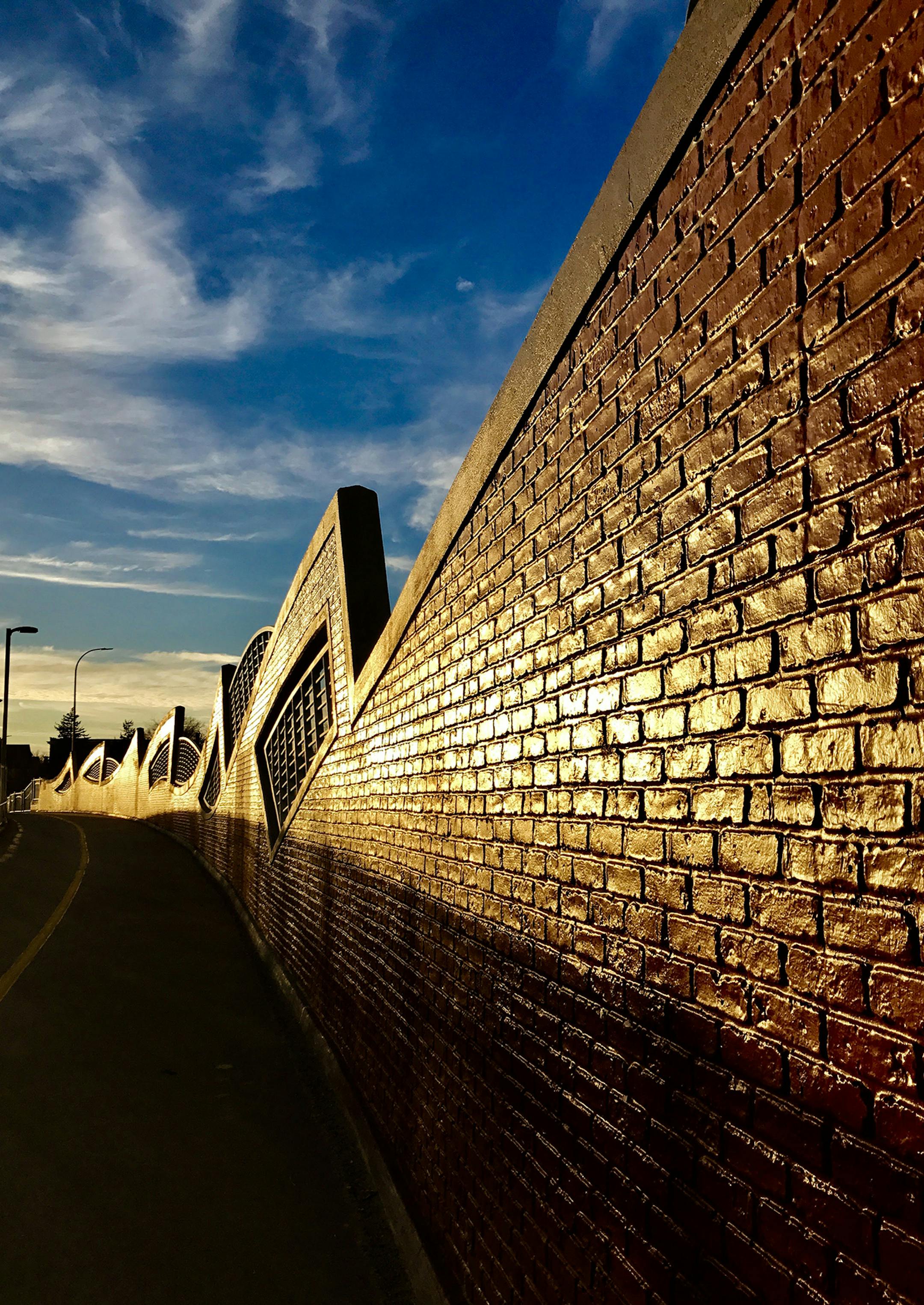 Bryan Simmons of Minneapolis
Sunset over the Bryant Avenue Bike/Pedestrian Bridge over Lyndale Avenue heading south/west from downtown Minneapolis.
