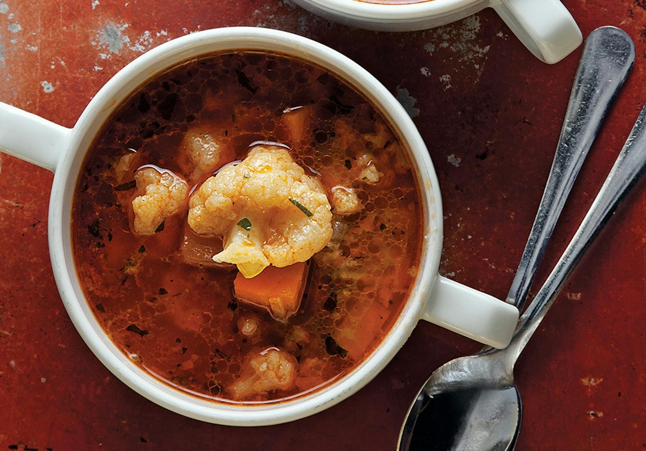 Paprika-Spiced Cauliflower Soup From "Saveur: The New Classics Cookbook,‚Äù by the editors of Saveur.