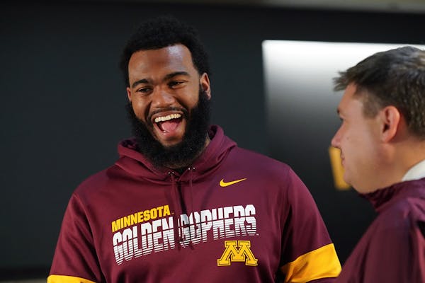 Gophers defensive lineman Winston DeLattiboudere spoke about the team heading to the Outback Bowl in Tampa, Florida on New Year's Day.