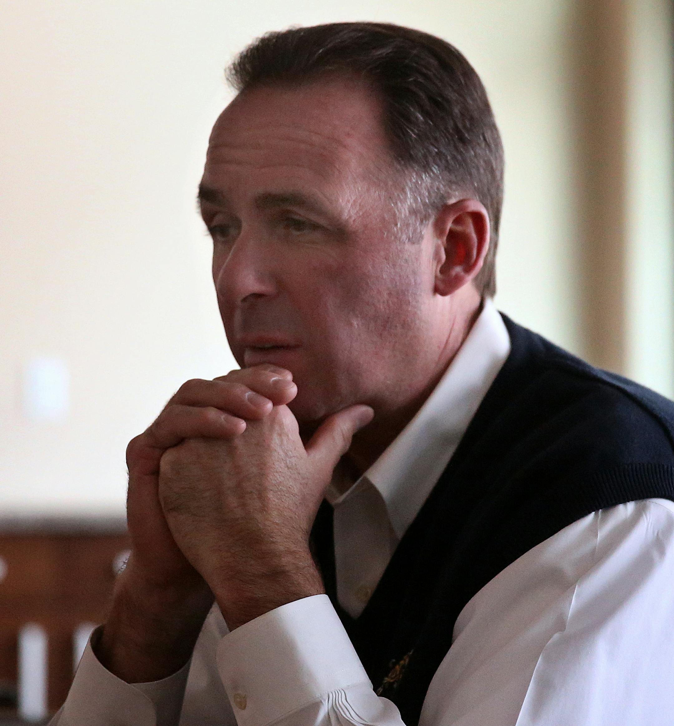 Viracon president and CEO Joe Puishys. ] JIM GEHRZ ïjames.gehrz@startribune.com / Owatonna, MN / February 12, 2015 /11:00 AM - BACKGROUND INFORMATION: Glass maker Viracon begins producing the windows for the new Vikings Stadium in February. We have been invited in for a tour. The company CEO will see some of the first windows roll off the production line. The plant is in Owatonna.