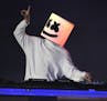 Marshmello performs at Wango Tango at Banc of California Stadium on Saturday, June 2, 2018, in Los Angeles. (Photo by Chris Pizzello/Invision/AP) ORG 