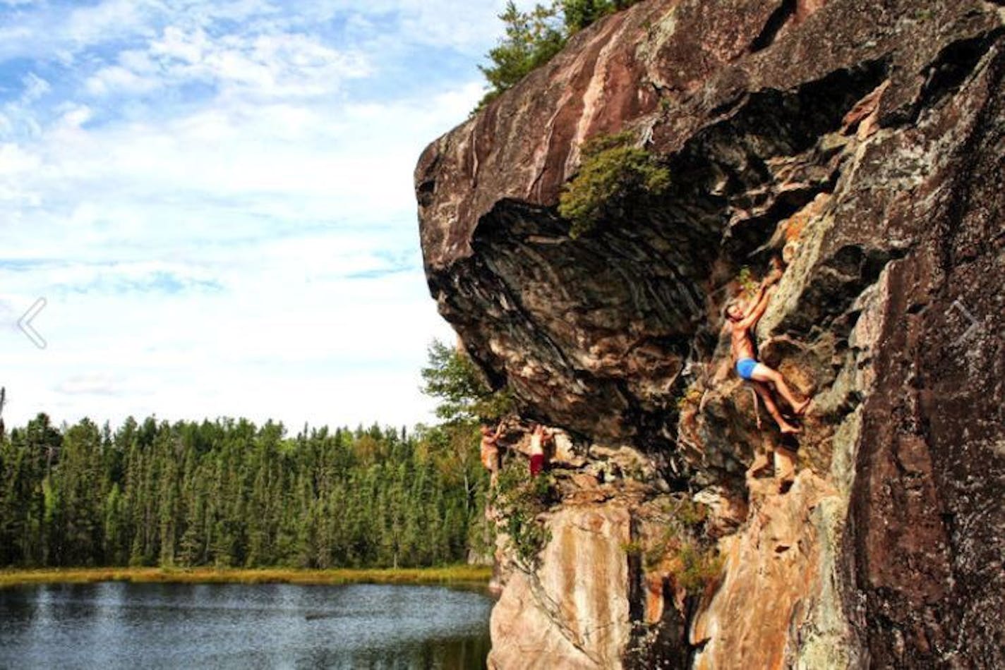 Jeff's World climbing area is known for its granite outcroppings.