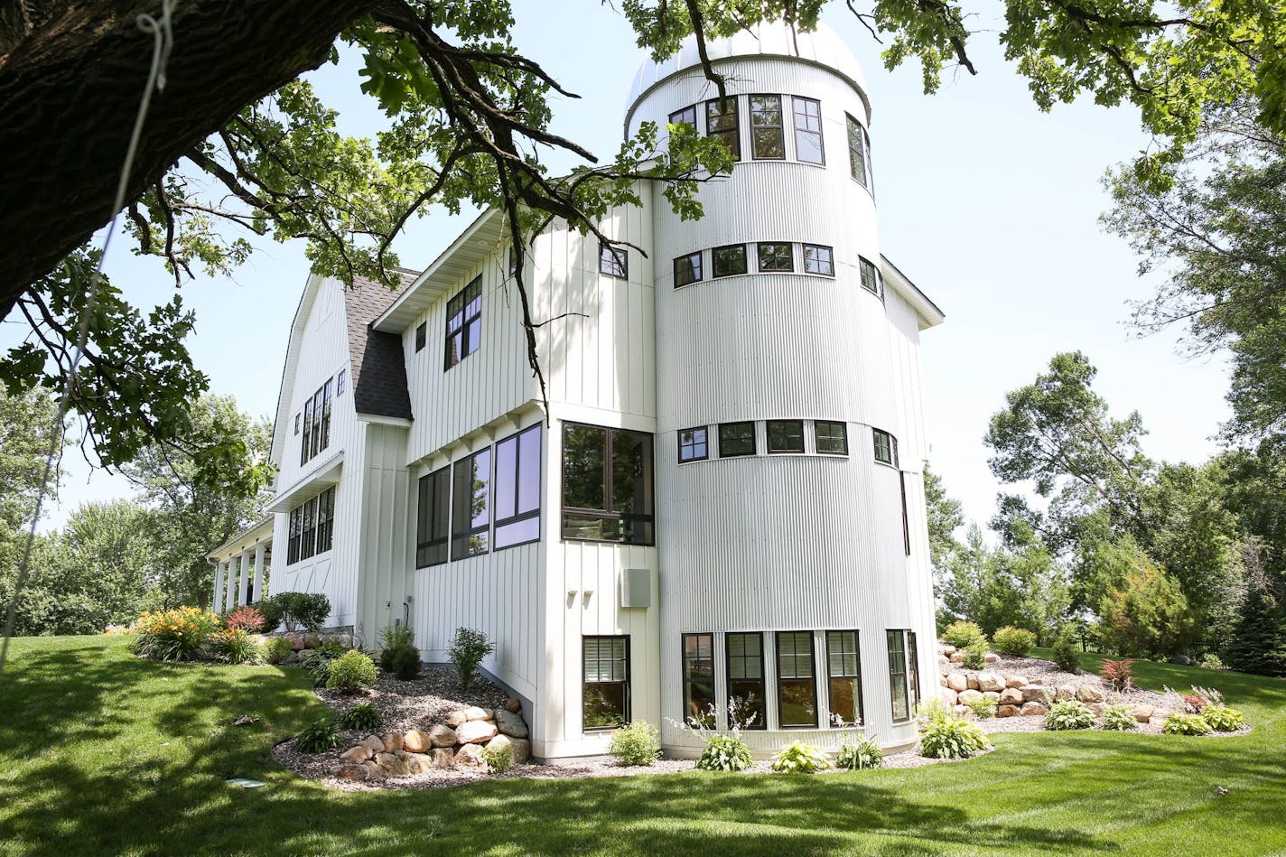 Gala Farms, Glen Perkins' 20-acre compound on the Vermillion River, includes a 1940s barn that he retrofitted to function as a woodshop, and a rustic tavern, formerly a jockey stable, with a brewing room and six taps.