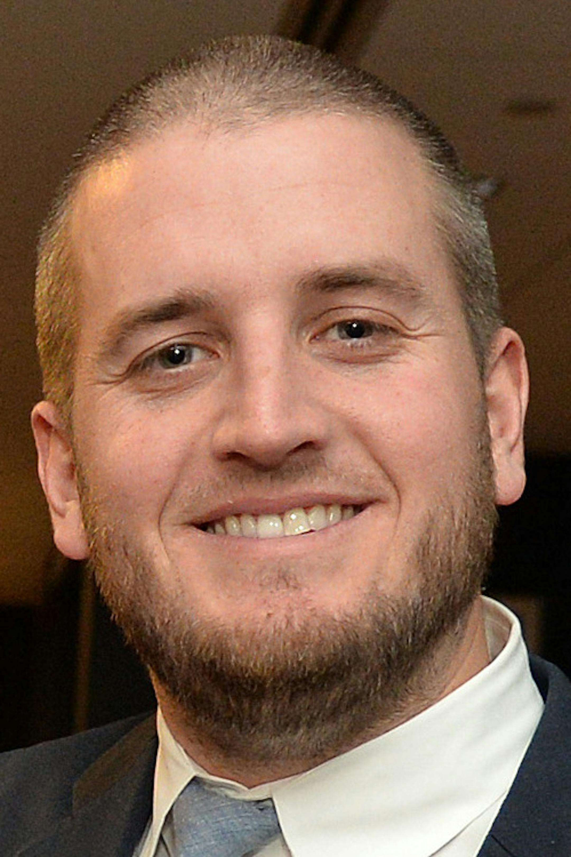 Twins' pitcher Glen Perkins and avid Twins fan Nancy Cyr of Rochester, Minnesota paused for a photo Thursday night at the Diamond Awards at Target Field's Legends Club. ] (SPECIAL TO THE STAR TRIBUNE/BRE McGEE) **Glen Perkins (right) Nancy Cyr (left) ORG XMIT: MIN1401231950101721