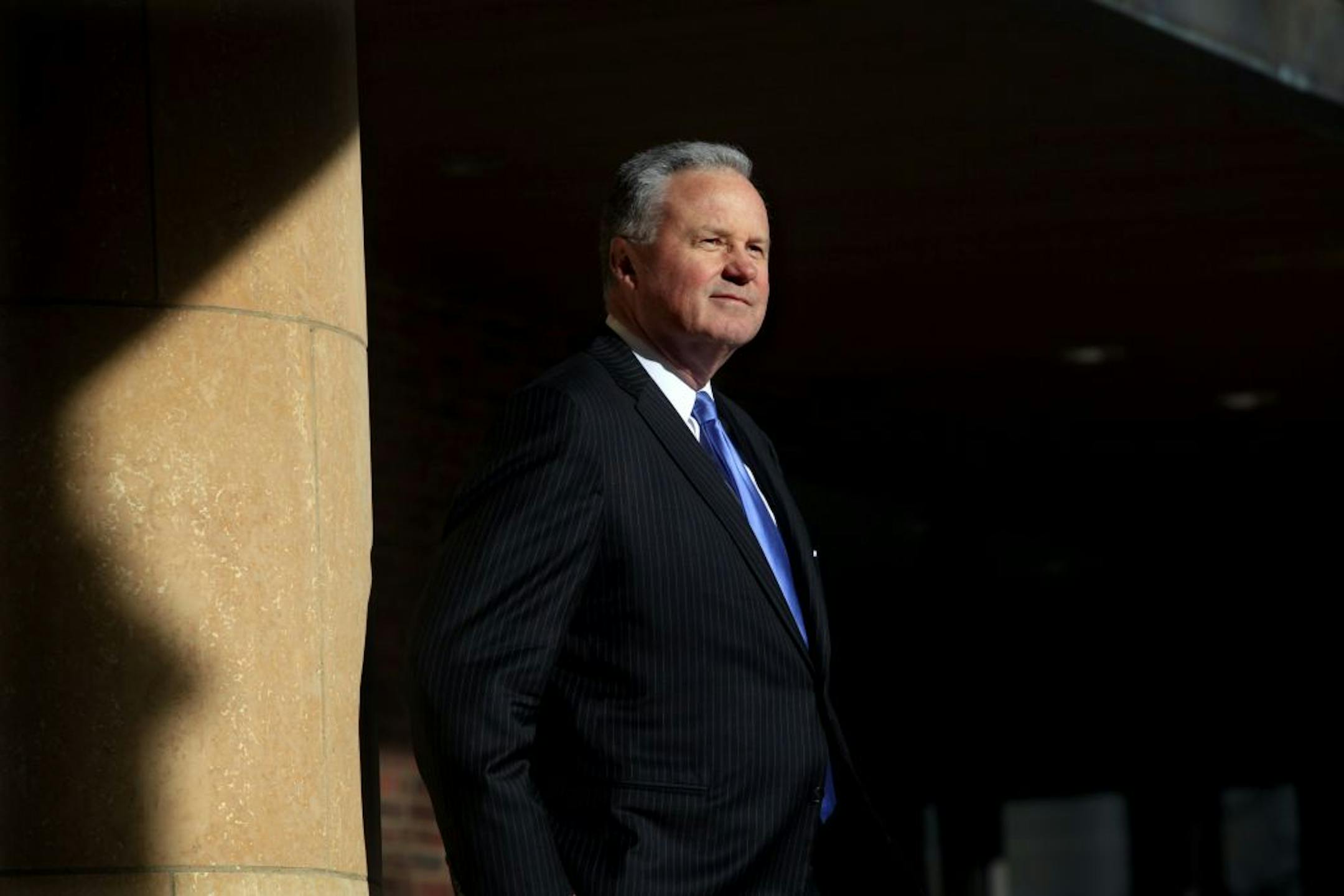Michael Langley outside of the Ordway Theatre in St. Paul on Thursday March 15th, 2012. Michael Langley is the CEO of Greater MSP, a new economic development organization for the Twin Cities metro.