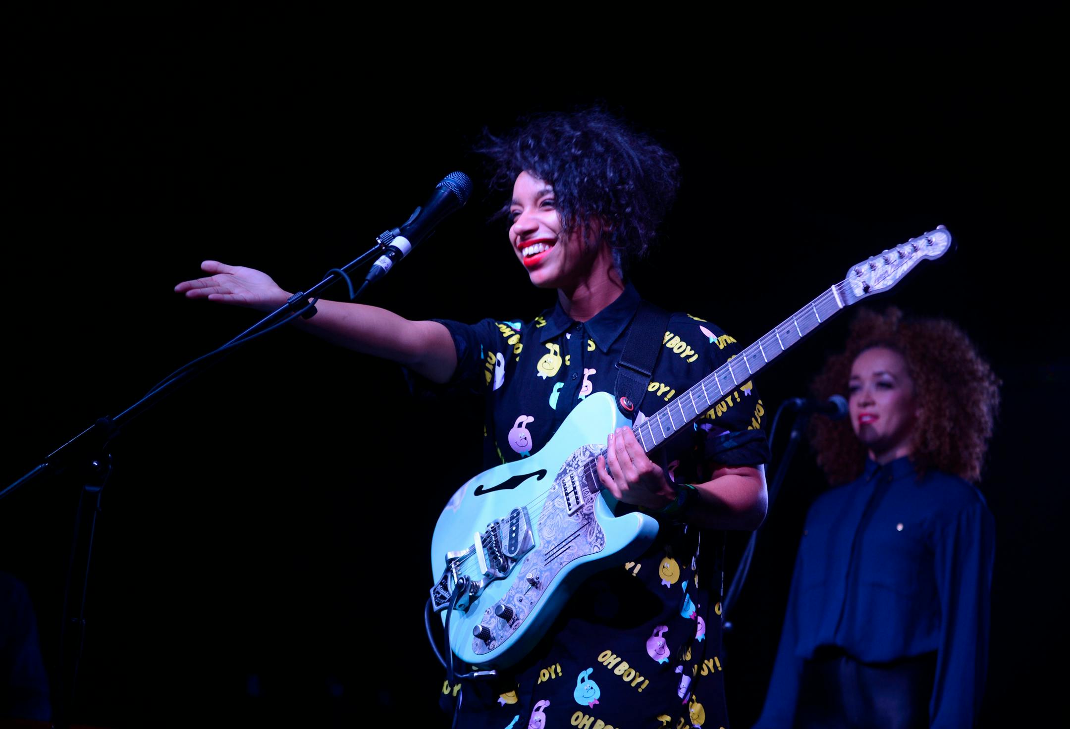 Lianne La Havas performs at Empire Automotive at the South by Southwest music festival in Austin, Texas, March 14, 2013.