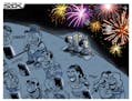 Sack cartoon: Celebrating Independence Day