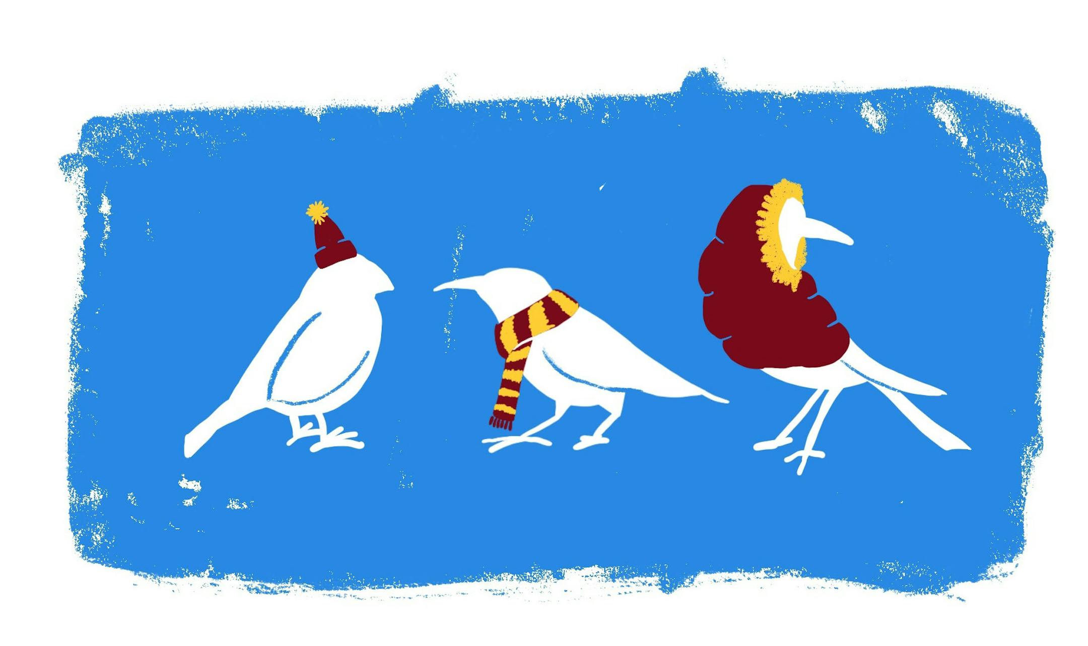 Minnesota snowbirds illustration Mike Rice, Star Tribune illustration