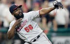 Twins relief pitcher Fernando Rodney was traded to Oakland on Thursday night.