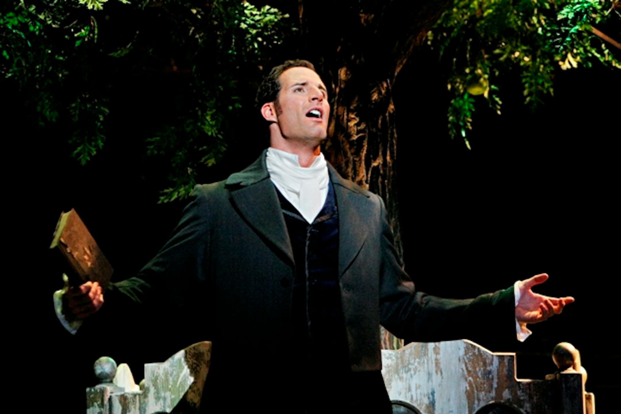 James Valenti is the obsessive poet Werther in Minnesota Opera's production of the Jules Massenet work.
