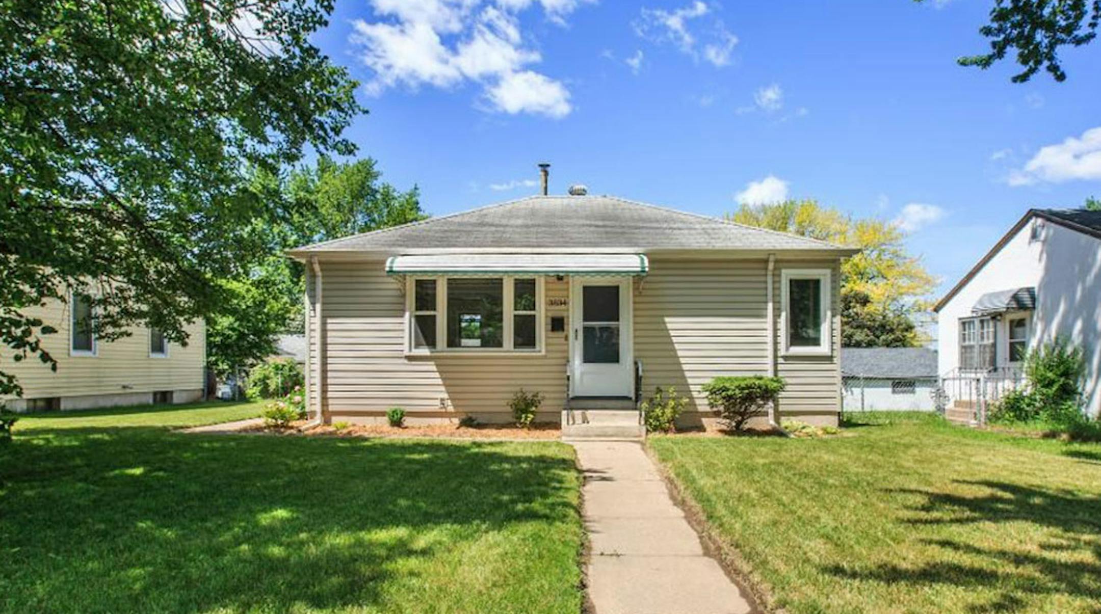 Minneapolis
Built in 1949, this two-bedroom, one-bath house located in the Waite Park neighborhood has 1,080 finished square feet and features hardwood floors, new windows and newer mechanicals, full unfinished basement and two-car detached garage. Listed by Alexandra Archer, Keller Williams Integrity Realty, 952-237-0242.