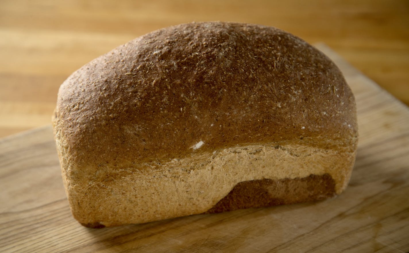 A marble rye loaf.