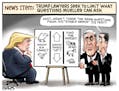 Sack cartoon: Trump vs. Mueller