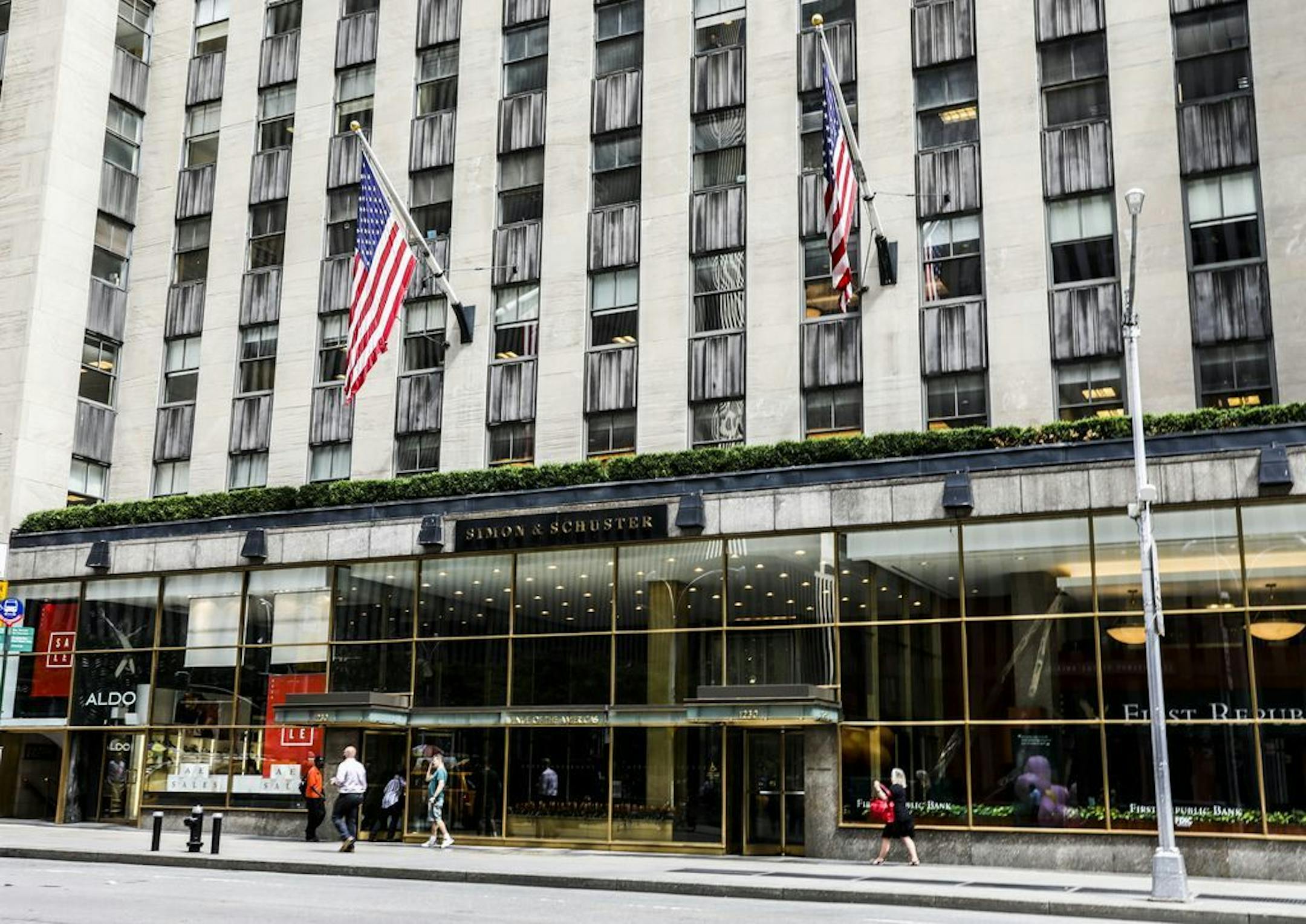 Simon and Schuster's headquarters in New York, July 26, 2018. ViacomCBS has agreed to sell Simon & Schuster to Penguin Random House for more than $2 billion in a deal that will create the first megapublisher.