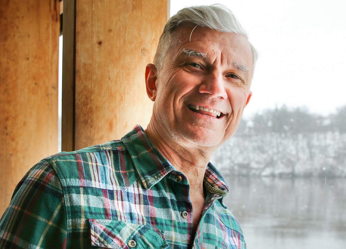 Organizer Scott Mayer at the Minneapolis ­Rowing Club boathouse, which will be part of Doors Open.