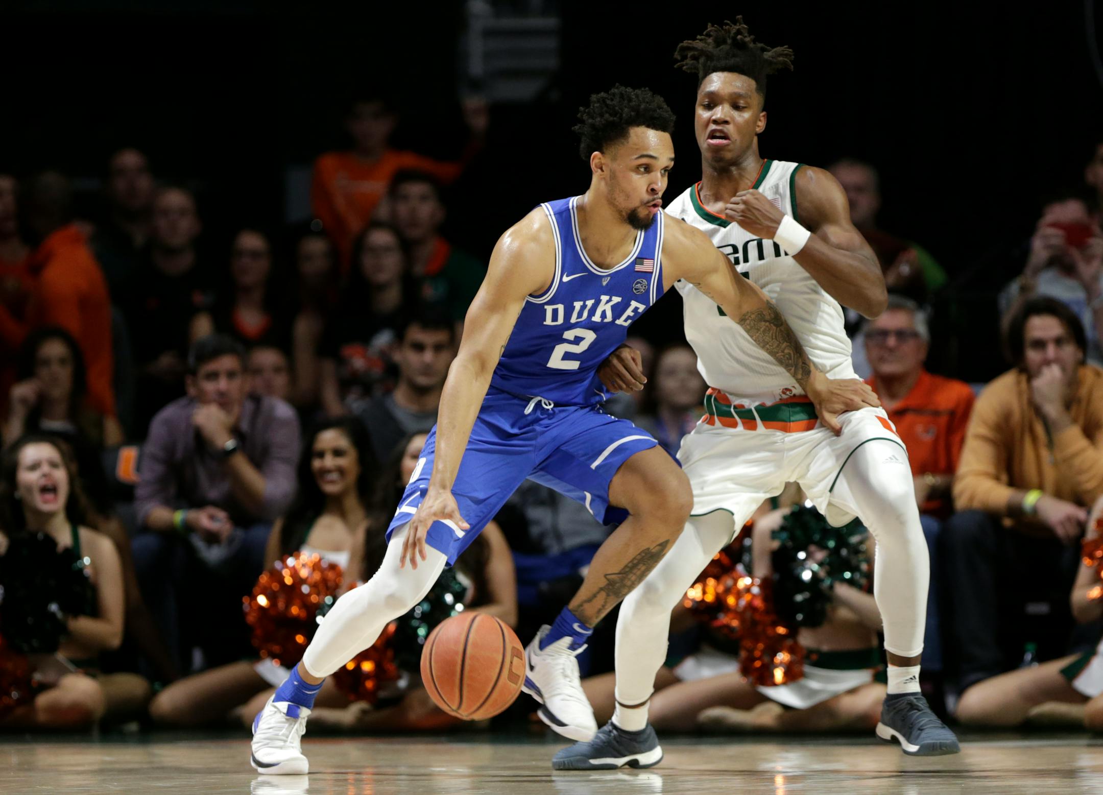 Gary Trent Jr. set a Duke freshman record with 97 three-pointers this season. He averaged 14.5 points per game.