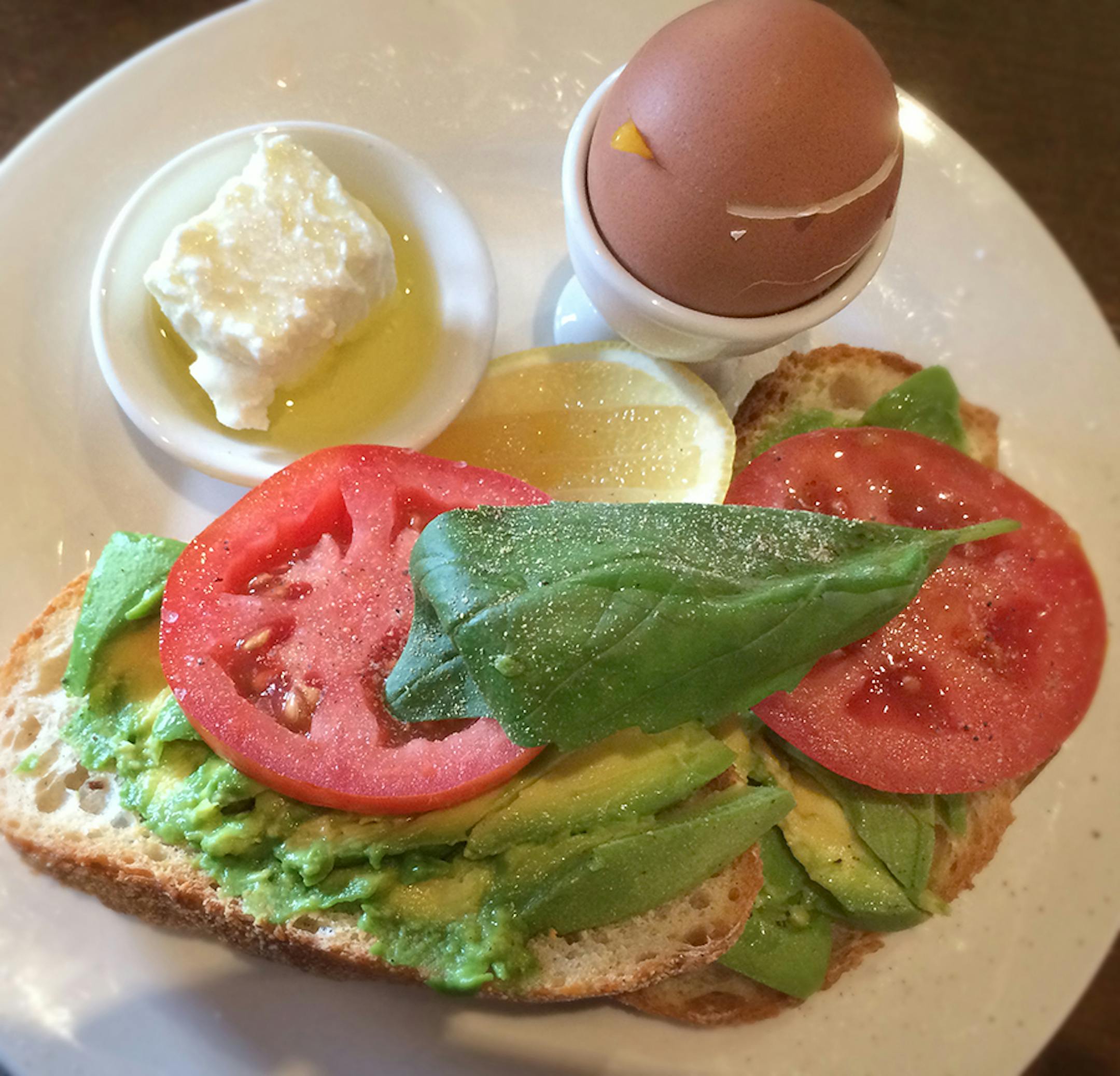 T.A.F.E., tomato, avocado, egg, feta, is a popular Bondi Beach breakfast at the nearby cafes frequented by surfers and swimmers. ] Travel story on coastal beaches in Australia Star Tribune photos by Rochelle Olson
