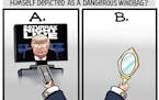 Sack cartoon: Trump and 'SNL'