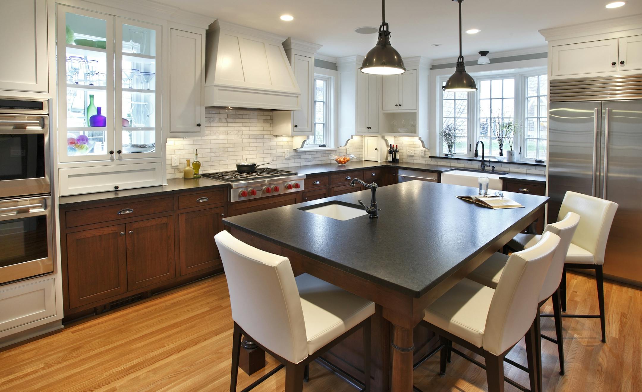 Kitchen from the renovation by Kuhl Design + Build of the Carter family home.
