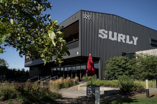 Surly Brewing Co., operator of the state's largest beer hall, is closing that beer hall, the adjacent pizza restaurant and retail shop in early November. It was closed after the announcement in Minneapolis, Minn, on Wednesday, September 2, 2020.