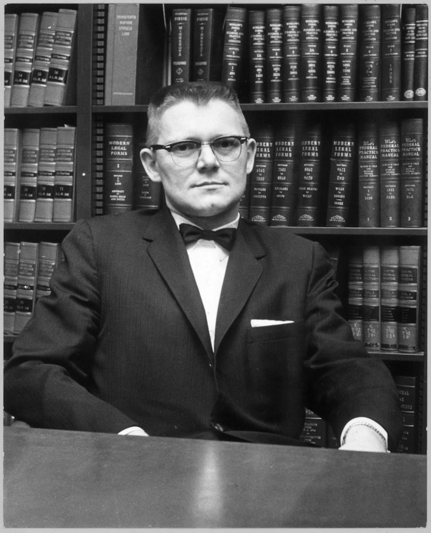 T. Eugene Thompson, shown in a 1963 photo, was an attorney who was convicted in the 1963 "murder-for-hire" case for the murder of his wife.