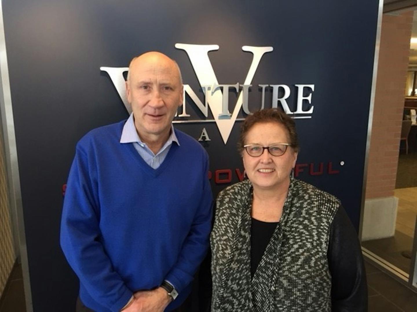 Venture Bank founders Michael Zenk and Gwen Stanley