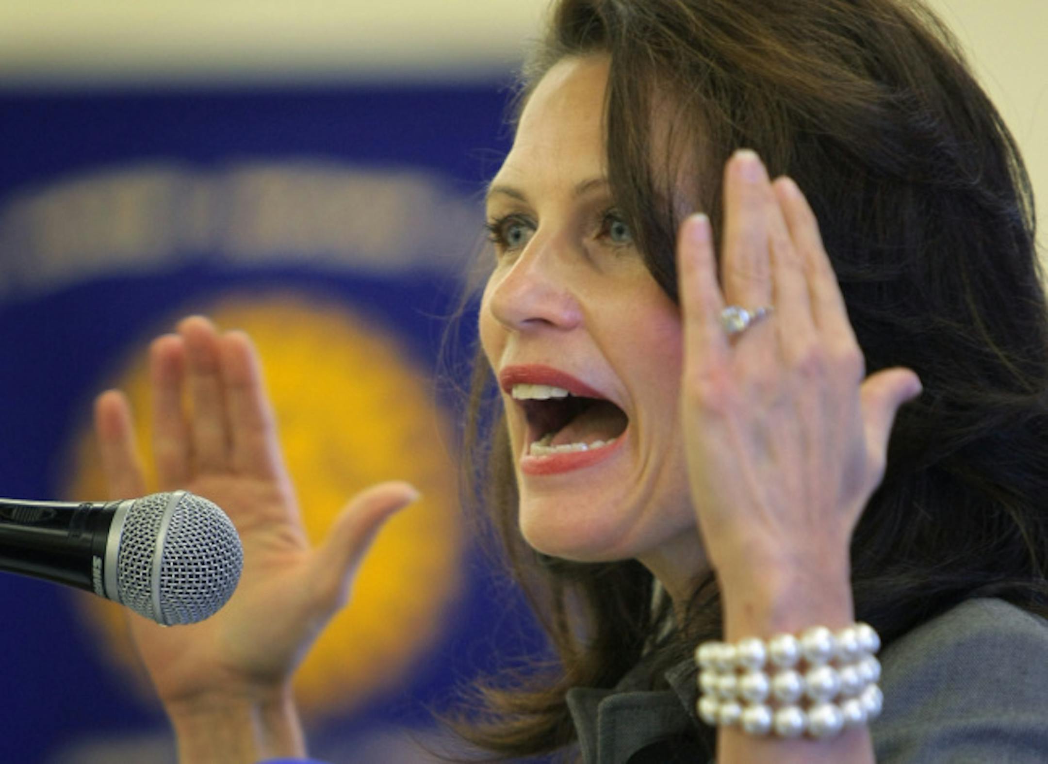 Addressing a business group in St. Cloud, Rep. Michele Bachmann said: �I did not, nor do I, question Barack Obama�s patriotism. I didn�t say that Barack Obama was anti-American nor do I believe that Barack Obama is anti-American.� Since appearing on MSNBC�s �Hardball� Friday, Bachmann has been saying that her comments to host Chris Matthews were misunderstood. On Tuesday she blamed Matthews for setting the stage for a nationwide controversy that has followed her remarks on his show.