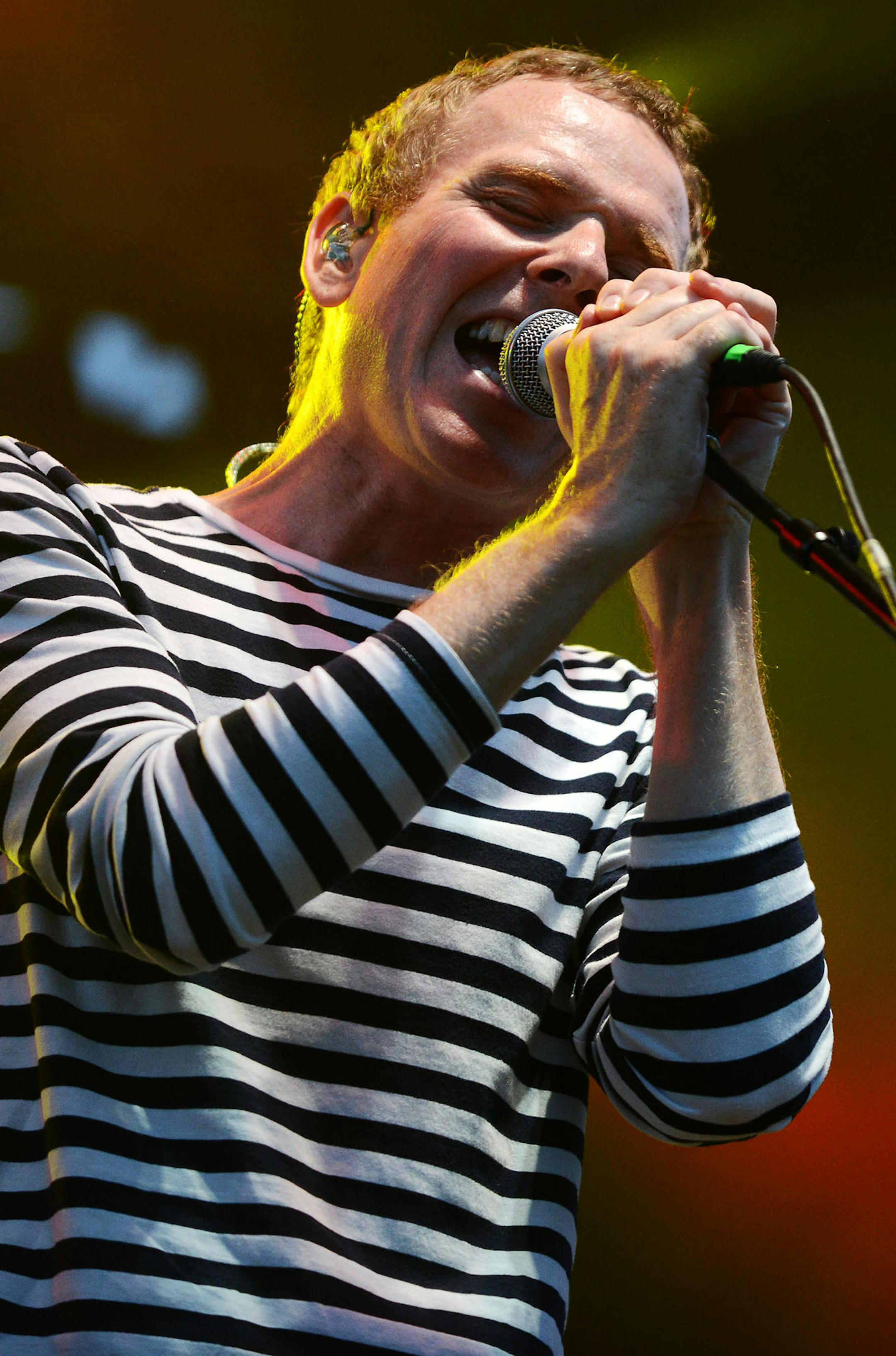 Stuart Murdoch, of Belle & Sebastian, performed during Rock the Garden at the Walker Art Center in Minneapolis, Minn., on Saturday June 20, 2015. Rock the Garden features 10 bands between Saturday and Sunday along with food and drink tents. ] RACHEL WOOLF á rachel.woolf@startribune.com