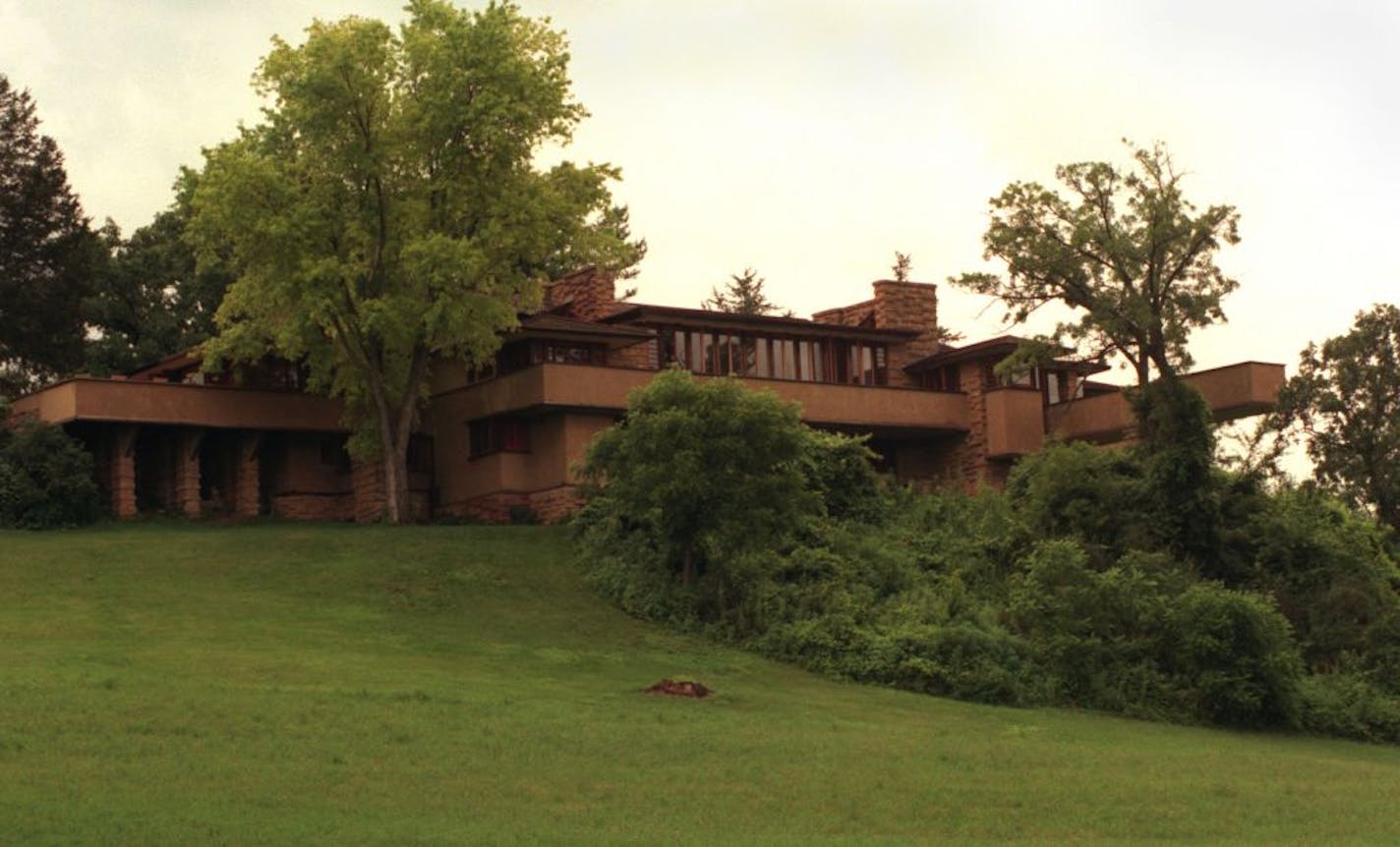 Frank Lloyd Wright was extremely particular about even the furnishings for Taliesin, but could never design a comfortable chair.