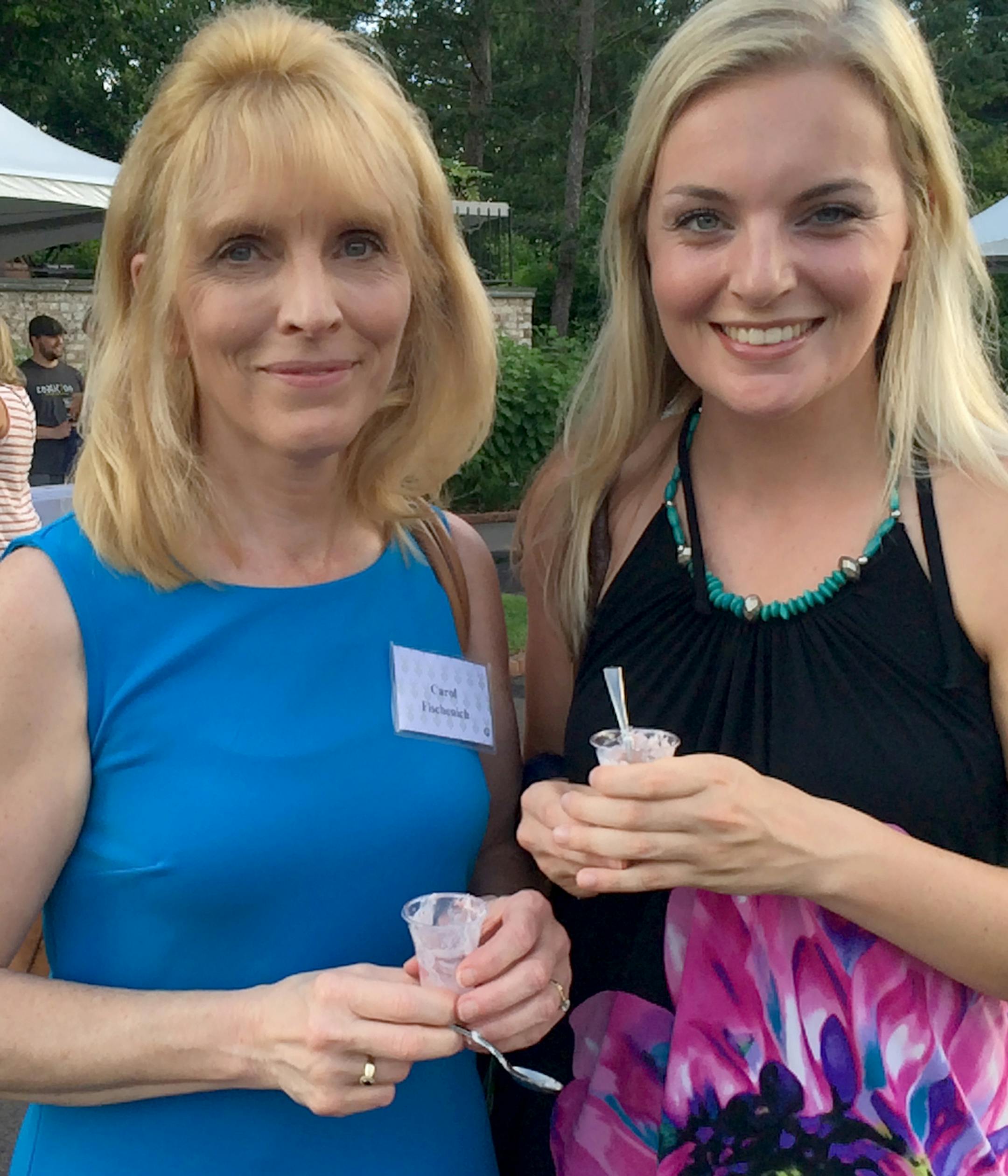 Minnesota Landscape Arboretum made the perfect setting for the annual Taste and Toast fundraising event. Carol and Katherine Fischenich