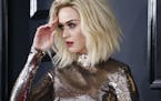 Katy Perry during the arrivals at the 59th Annual Grammy Awards at Staples Center in Los Angeles on Sunday, Feb. 12, 2017. (Marcus Yam/Los Angeles Tim