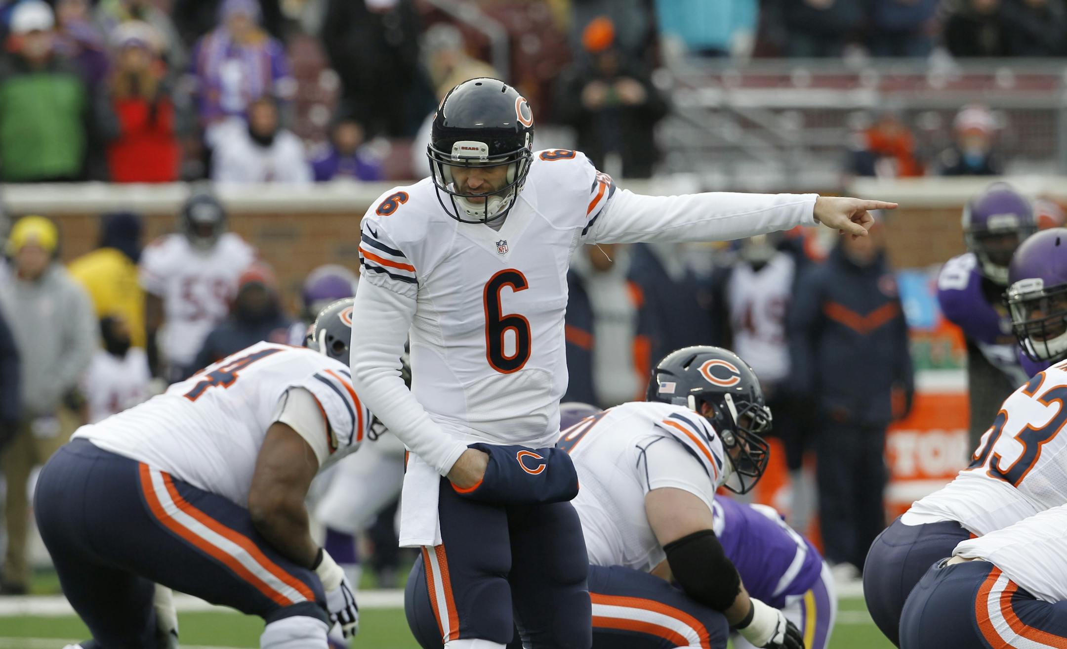 Chicago Bears quarterback Jay Cutler