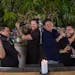 From left, Mike Hidalgo, Danny Guerrero, Angel Torres and Daniel Torres make up the Behind a Bar bartending collective that's shaking up the Minneapol