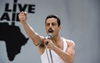 This image released by Twentieth Century Fox shows Rami Malek in a scene from "Bohemian Rhapsody." On Thursday, Dec. 6, 2018, Malek was nominated for 
