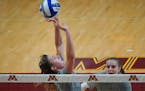 Setter Kylie Miller joined the Gophers after playing volleyball for three seasons at UCLA. ] Shari L. Gross &#xa5; shari.gross@startribune.com The Uni