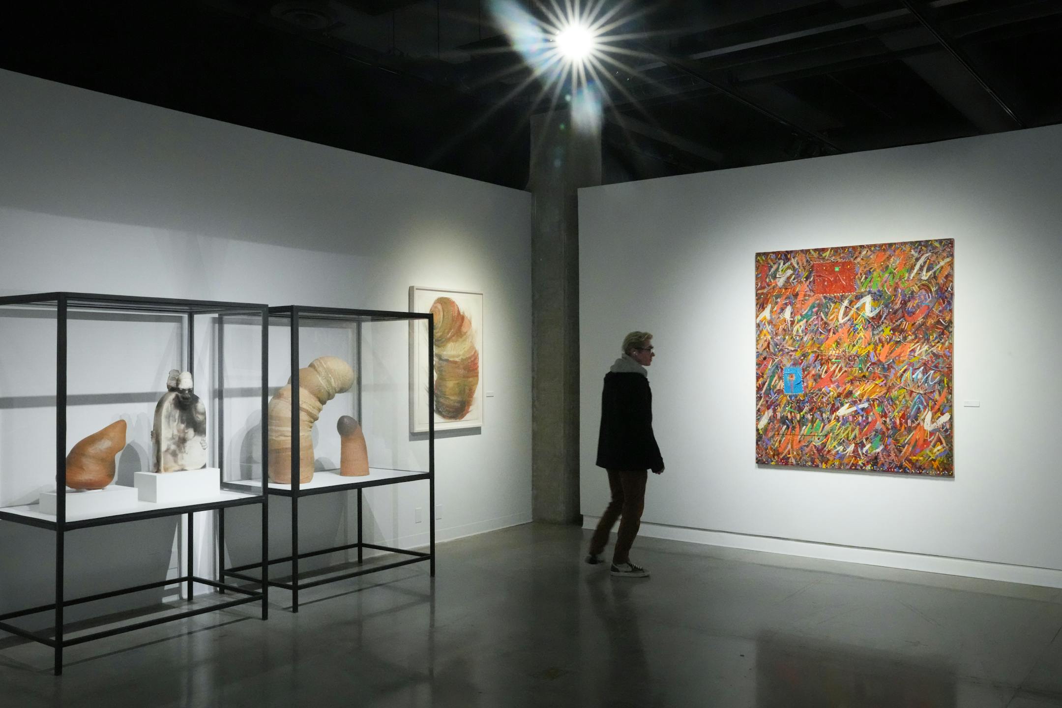 Artworks by Arlene Burke-Morgan and Clarence Morgan now on exhibit at the Katherine E. Nash Gallery on the University of Minnesota campus in Minneapolis on Tuesday, Jan. 17, 2023.