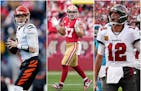 Who will make the biggest impact this weekend: Bengals quarterback Joe Burrow, 49ers defensive end Nick Bosa or Buccaneers quarterback Tom Brady?