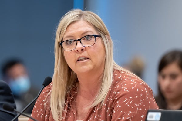 Minnesota Department of Education Commissioner Heather Mueller faced tough questioning Monday from Sen. Roger Chamberlain, R-Lino Lakes, about the fed