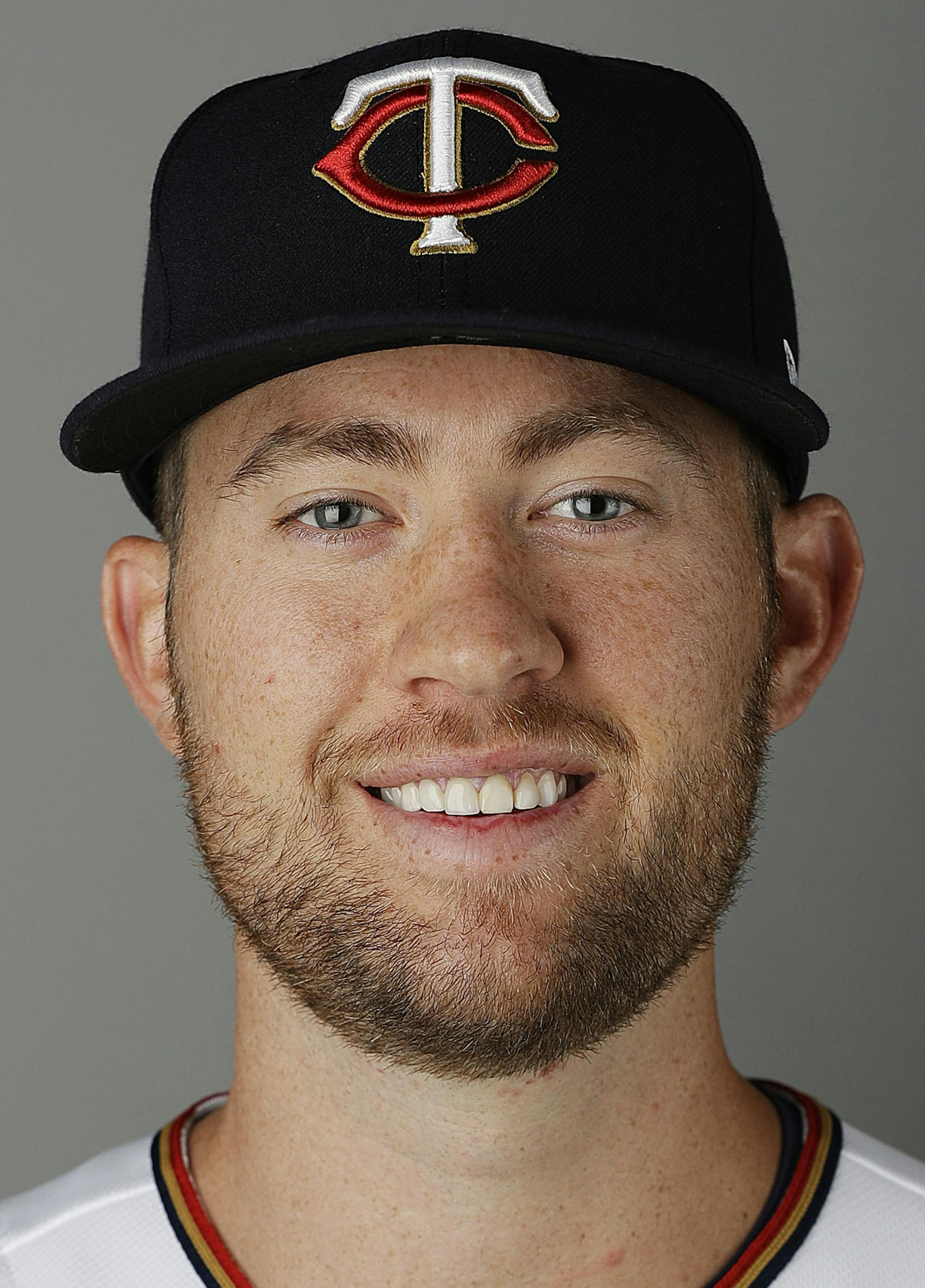 This is a 2017 photo of Alex Wimmers of the Minnesota Twins baseball team. This image reflects the 2017 active roster as of Thursday, Feb. 23, 2017 when this image was taken. (AP Photo/David Goldman) ORG XMIT: FLDG101