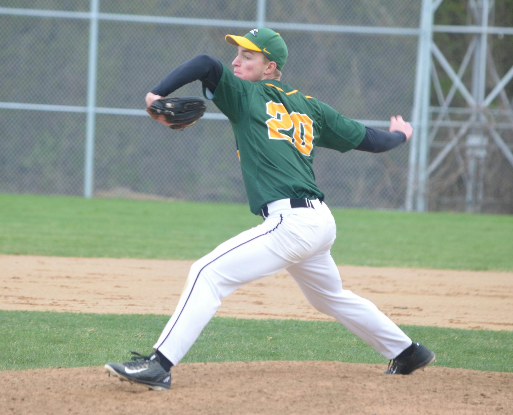 New Life Academy pitcher Sam Horner