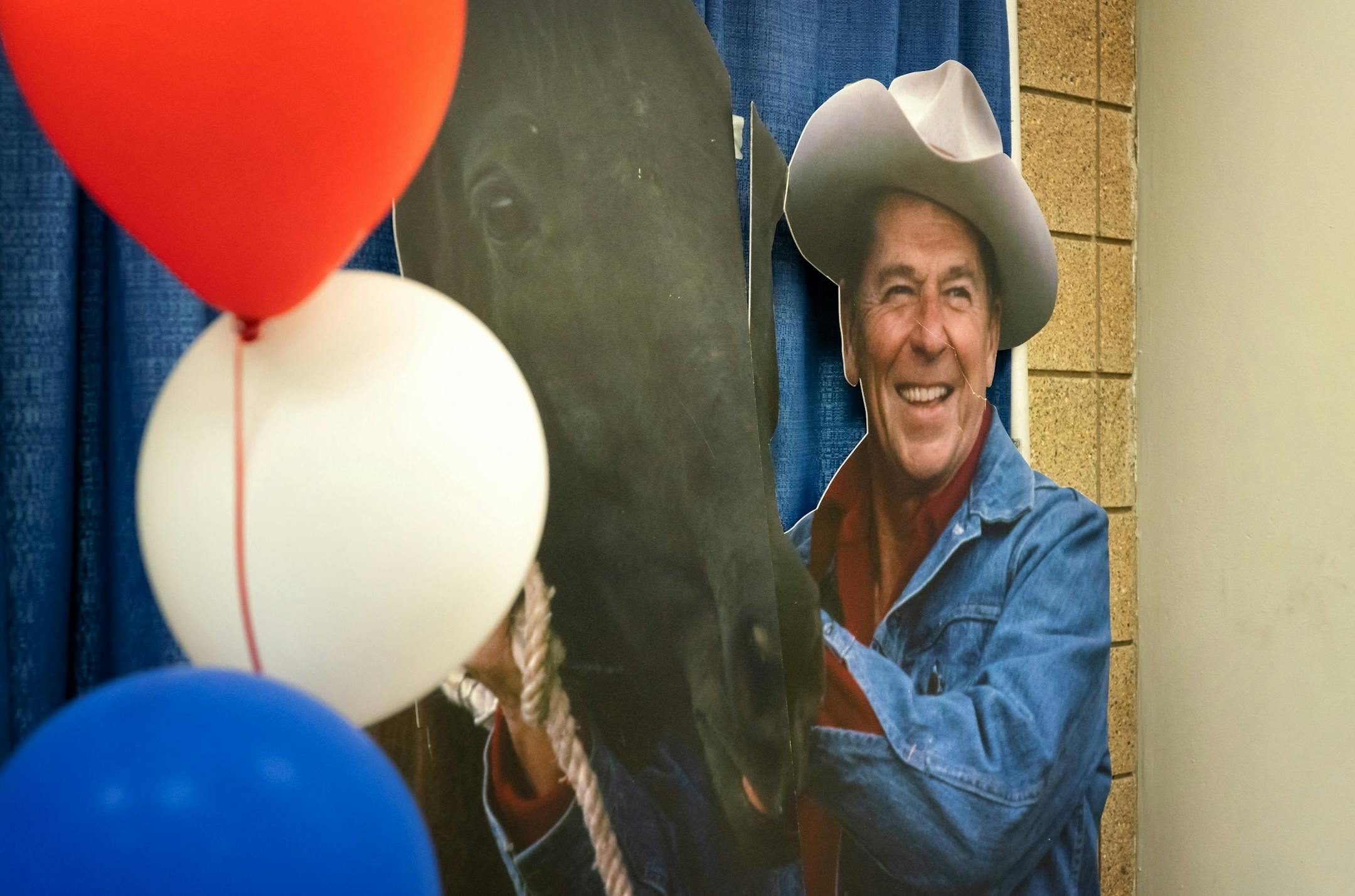 The spirit of President Ronald Reagan at the Republican state convention in Duluth.