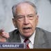 Chuck Grassley, R-Iowa, questions Supreme Court justice nominee Amy Coney Barrett on the second day of her Senate Judiciary Committee confirmation hea