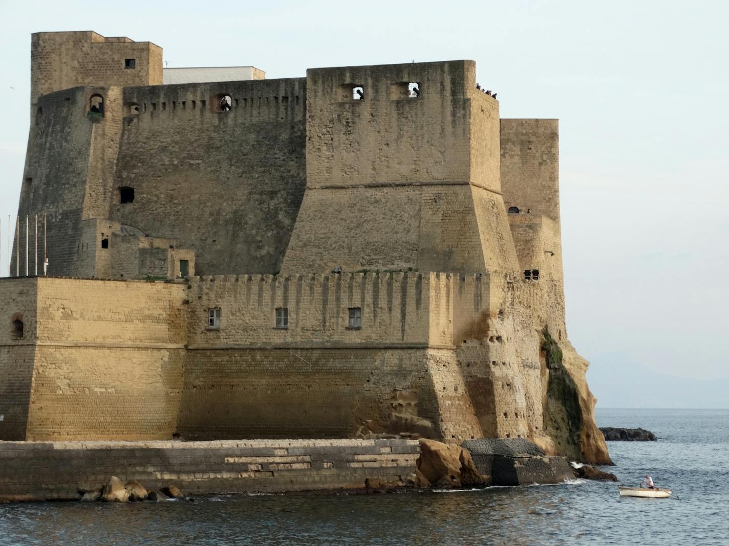 Legends says the Castel Dell'Ovo was built on top of an egg placed by the poet Virgil, who said the city would never fall as long as the egg was preserved.