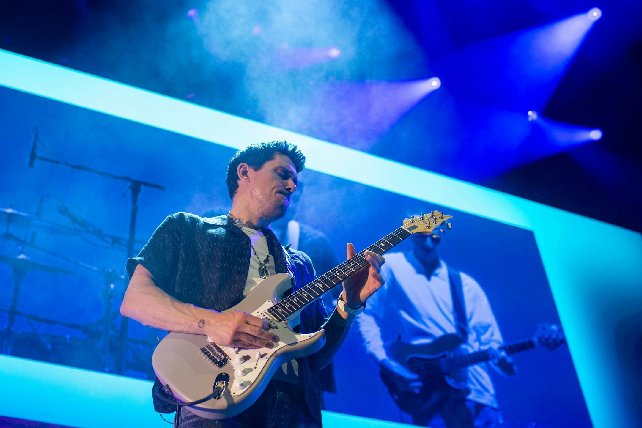 John Mayer performs at Xcel Energy Center Monday, August 5, 2019.