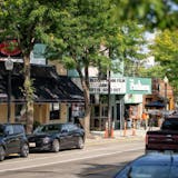 The newly renovated Parkway Theater is next door to the new restaurant El Burrito Mercado.
