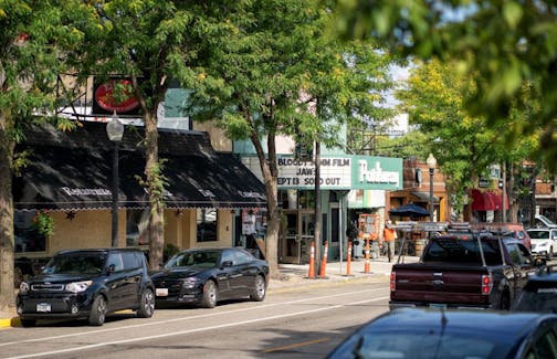 The newly renovated Parkway Theater is next door to the new restaurant El Burrito Mercado.