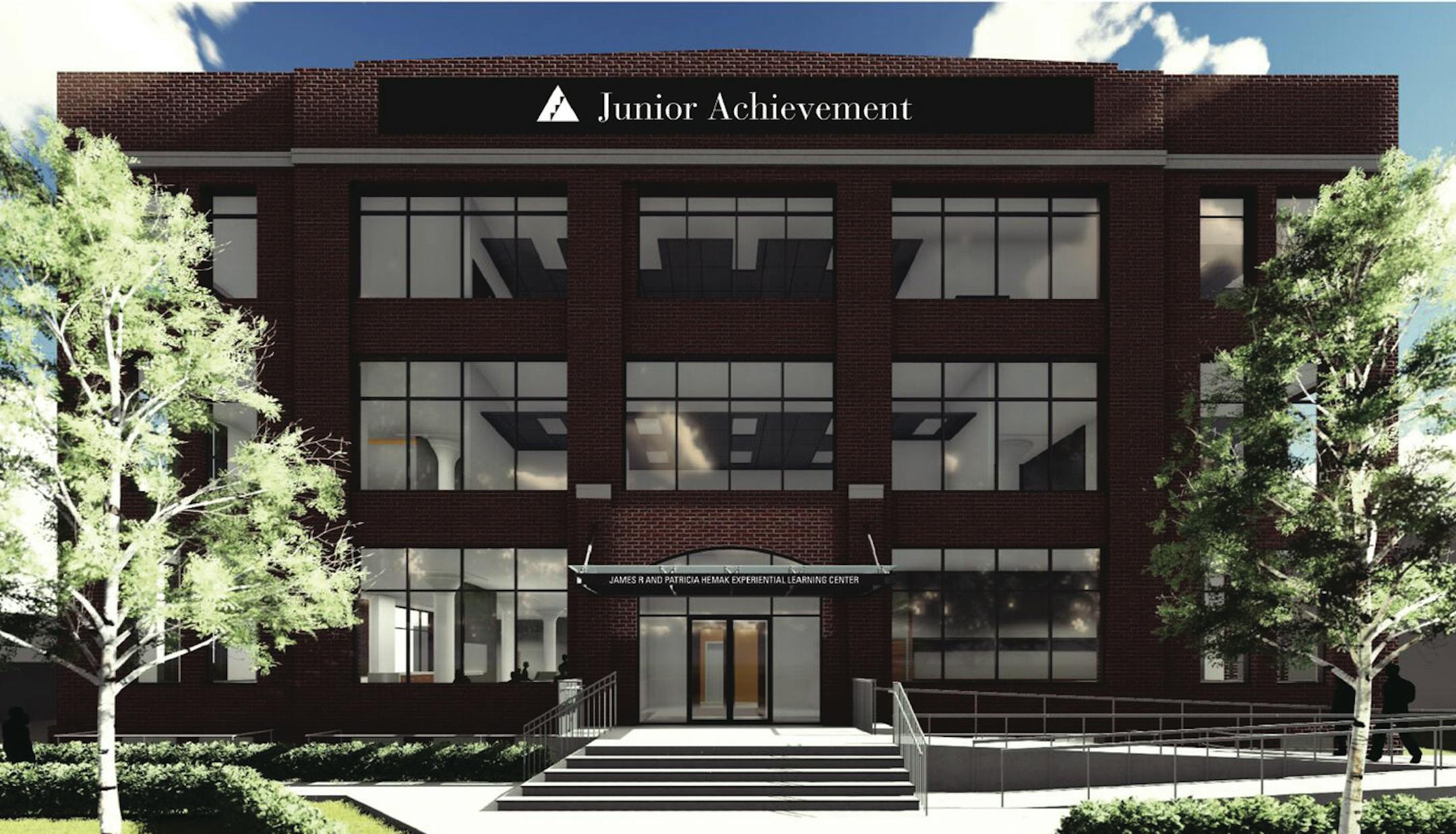 The new Junior Achievement headquarters in St. Paul will open this fall. Rendering: RSP Architects